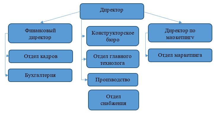 Организационная структура ООО «ХХХ»